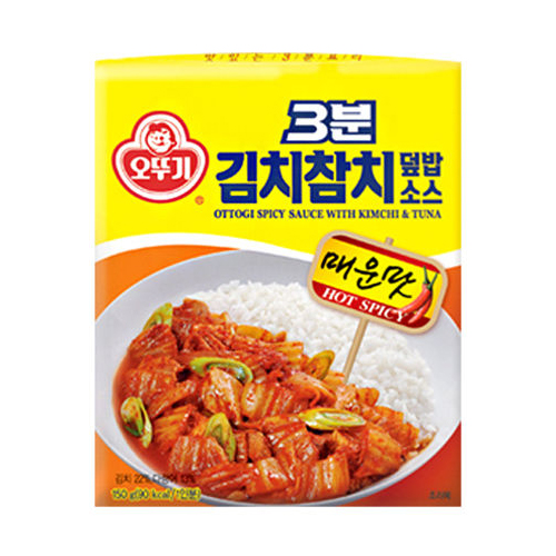 오뚜기  3분 김치참치 덮밥소스 150g