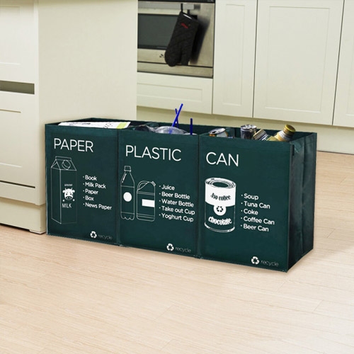 아소리빙 리벤스 멀티 가정용 재활용 분리수거함 3종세트