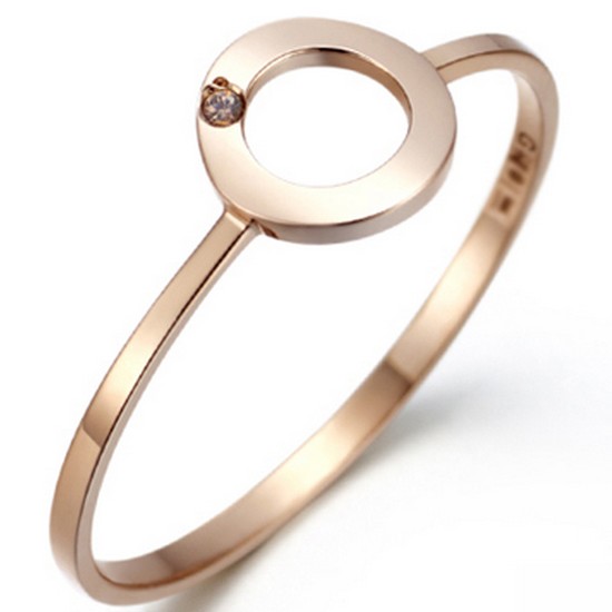 끄란느  14K 천연 다이아몬드 반지_C7RG012