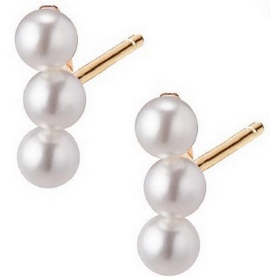 도로시 여성 14K 작은 진주송이 귀걸이