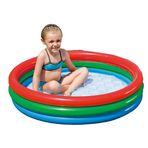 3단 무지개 엠보싱 풀장 102cm (51104)