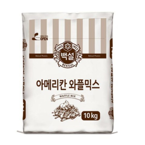 백설 아메리칸 와플믹스 10kg
