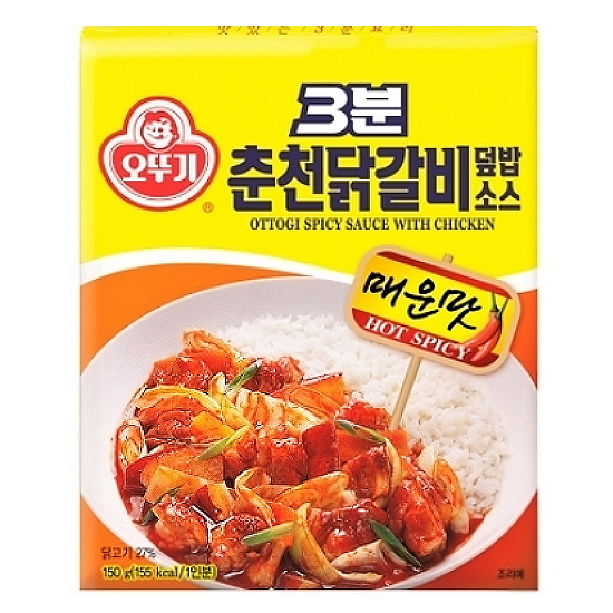 오뚜기  3분 춘천닭갈비 덮밥소스 150g