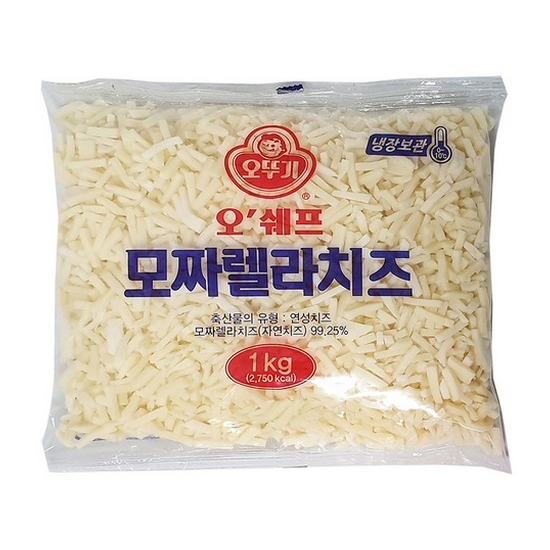 오뚜기 오쉐프 모짜렐라 치즈 1kg