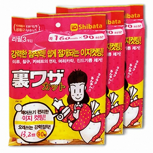 시바타  이지컷팅 테이프클리너 리필 3롤