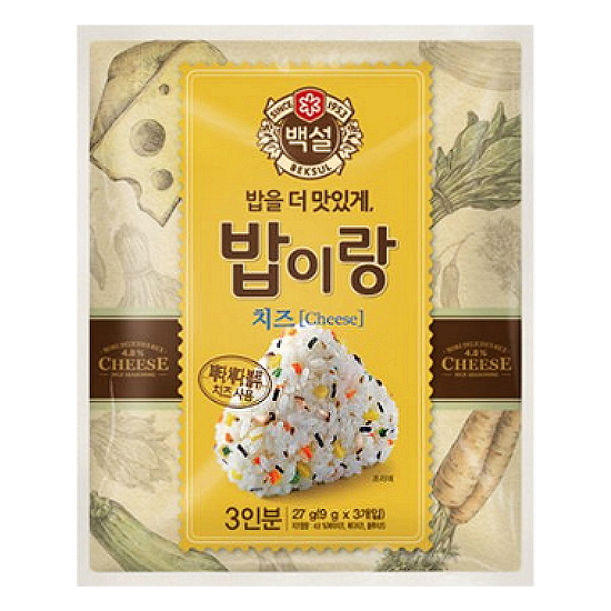 CJ제일제당 백설 밥이랑 치즈 27g