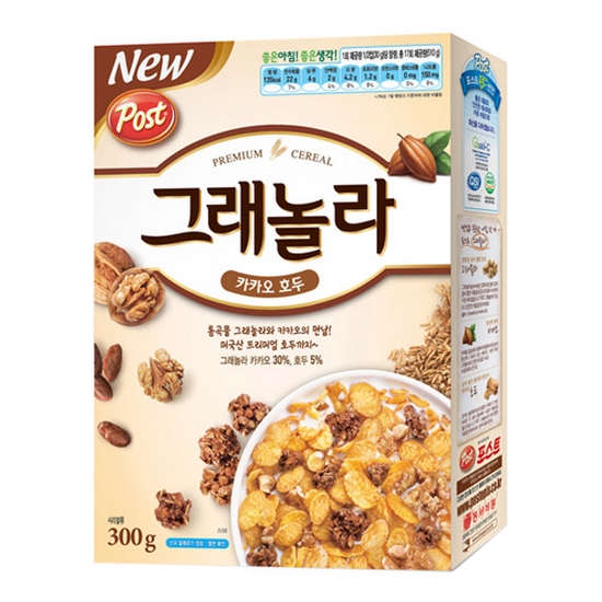 동서식품 포스트 그래놀라 카카오 호두 300g