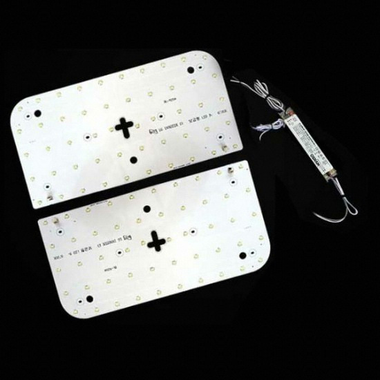 비스코  LG이노텍 LED 방등용 모듈 주광색 50W+오스람안정기
