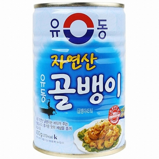 유성물산교역 유동 자연산 골뱅이 400g
