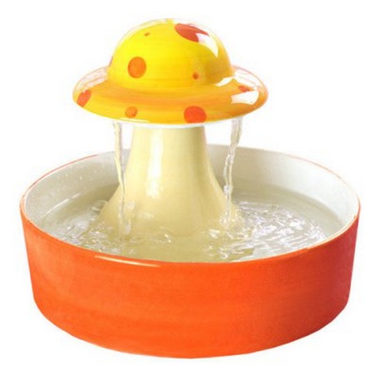 모닝펫  머쉬룸 세라믹정수기 오렌지