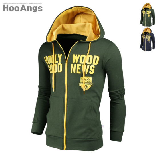 후앙스 남성 헐리우드나염 후드집업_BMHD3419
