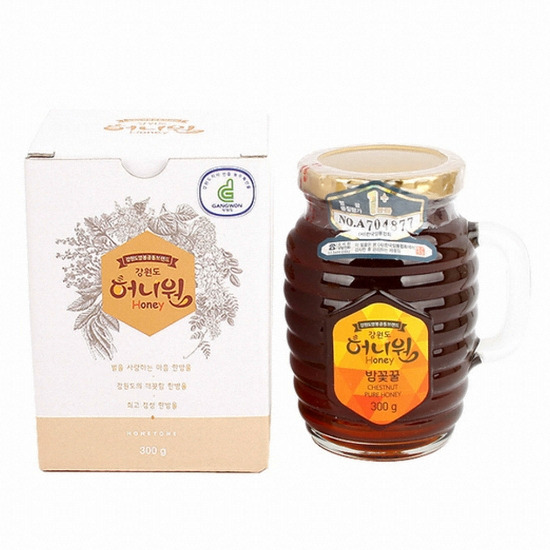 강원허니원영농조합법인 밤꽃 벌꿀 핸들컵 300g 1개 - 에누리 가격비교