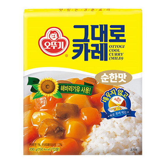 오뚜기 그대로 카레 순한맛 200g [24개]