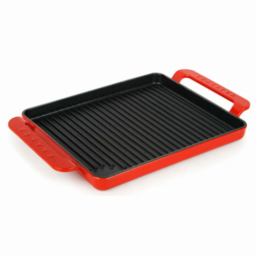 차세르  무쇠 주물 컬러 사각 그릴