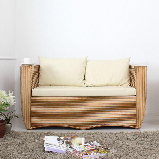 사라방드 몰디브 이안 라탄소파 2인용