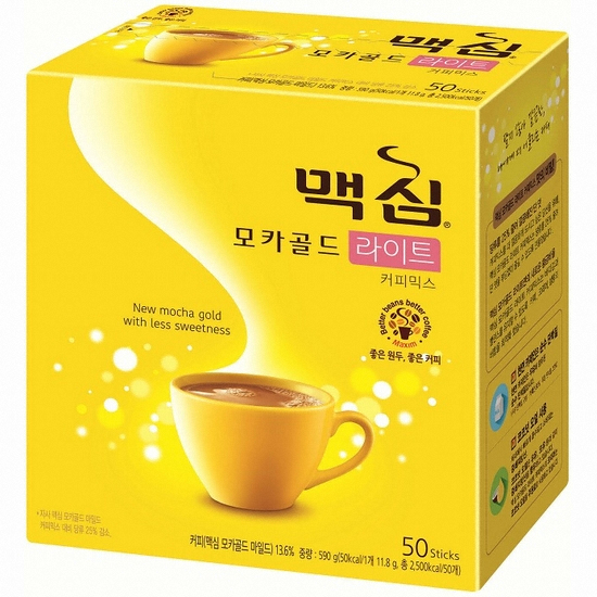 동서식품 맥심 모카골드 라이트 커피믹스 50개입