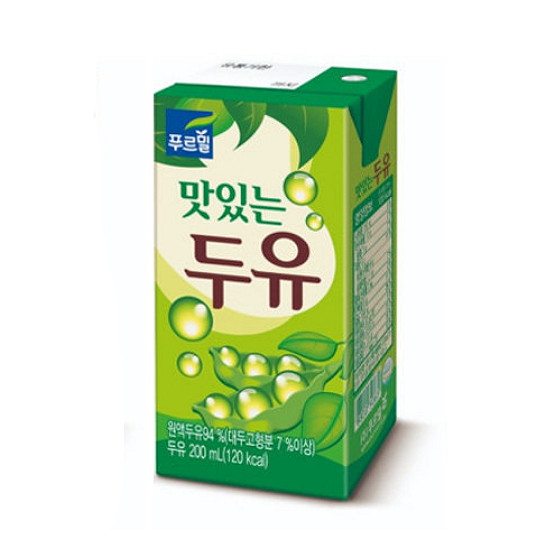  푸르밀 맛있는 두유 200ml [24개]