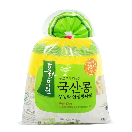 풀무원  국산콩 무농약 옛맛 콩나물 340g