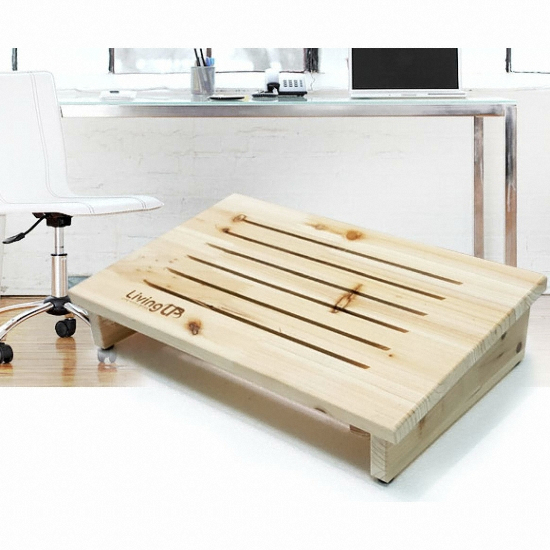 펜아저씨 통판형 원목 발받침대 WFB02