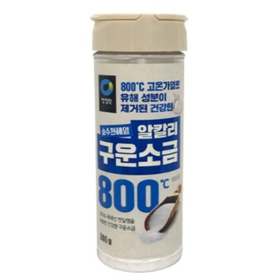 청정원 순수천혜염 알칼리 구운소금 200g