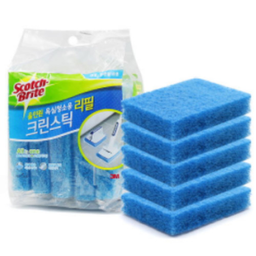 스카치브라이트 올인원 욕실청소용 크린스틱 리필