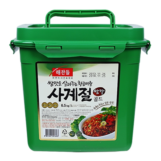 해찬들 사계절 쌈장 6.5kg