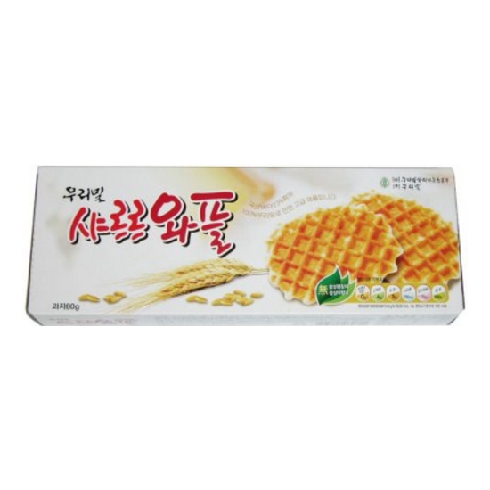 우리밀 샤르르와플 80g [1개]