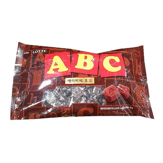 롯데제과  ABC 초콜릿 565g