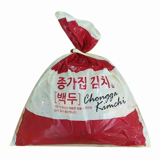 대상 종가 우리땅 배추김치 백두 10kg