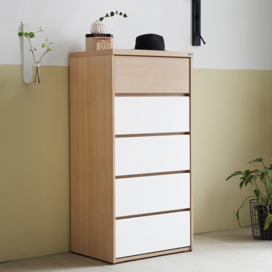 BIF보루네오  아르메 라떼 5단 서랍장 600