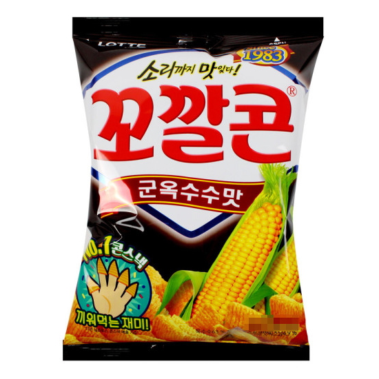 롯데제과 꼬깔콘 군옥수수맛 67g [20개]