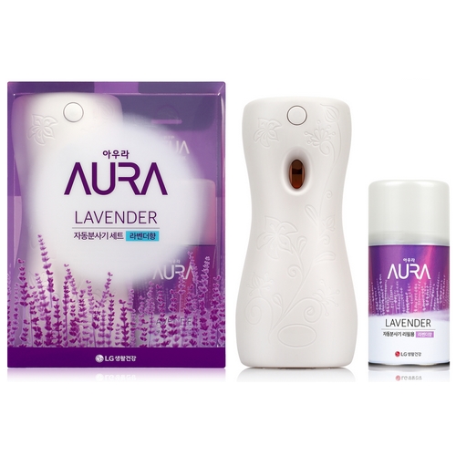 아우라 자동분사기 세트 라벤더 향
