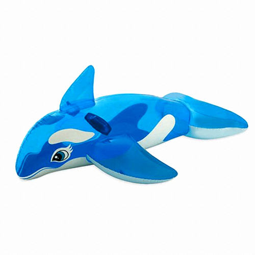 인텍스  투명 돌고래 물놀이 튜브 58523