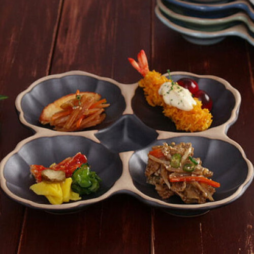 소야도자기 소야 아름 4칸나눔접시 그릇