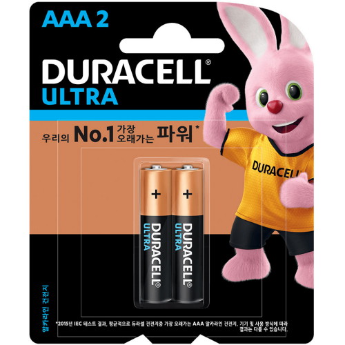 듀라셀 울트라 알카라인 AAA [2알]
