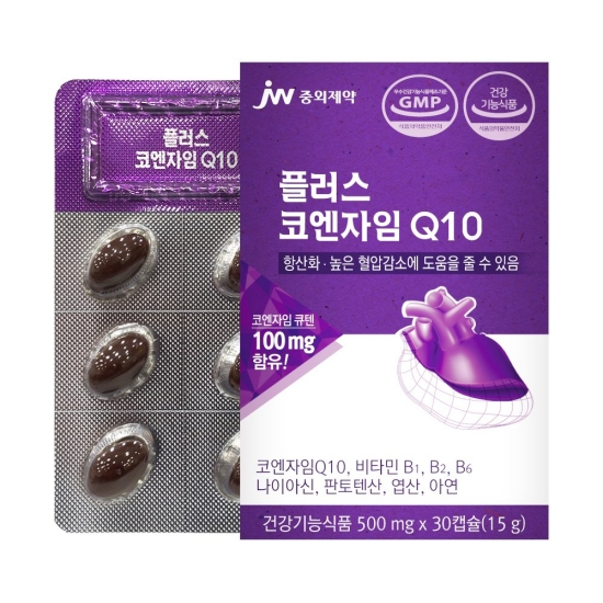 JW중외제약 플러스 코엔자임Q10 30캡슐