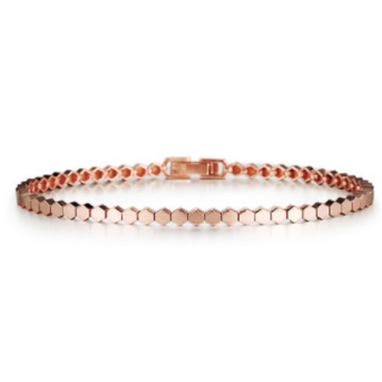 로제도르 14K 핑크골드 팔찌_FBPR-G-0251