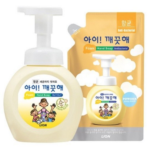 아이깨끗해 순 핸드 솝 본품250ml+리필200ml 세트 [본품1개,리필1개]