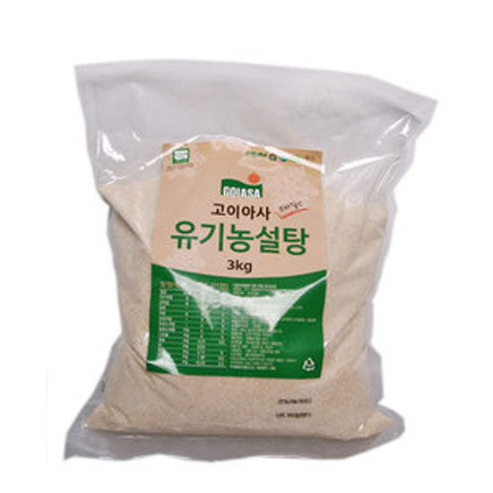 고이아사 유기농 설탕 3kg