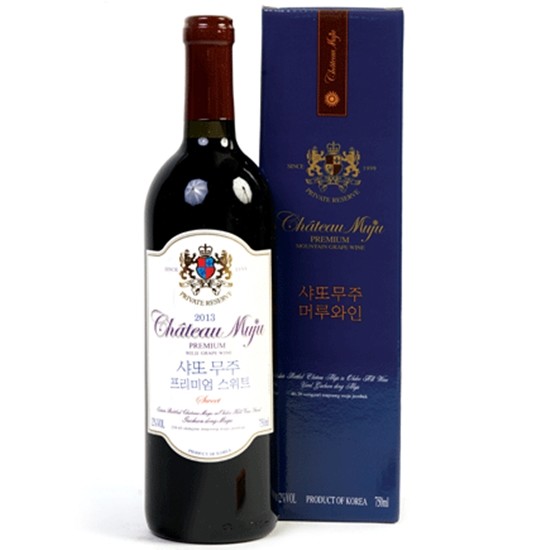  샤또무주 머루와인 프리미엄 스위트 750ml [택배배송]