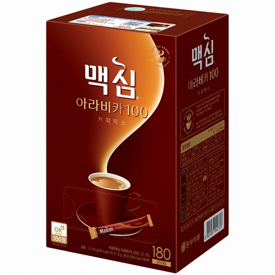 동서식품 맥심 아라비카100 커피믹스 180개입