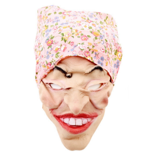 파티쇼  스카프 할머니 가면