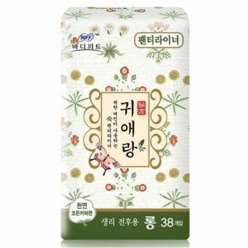 쏘피 바디피트 귀애랑 롱 팬티라이너 38개