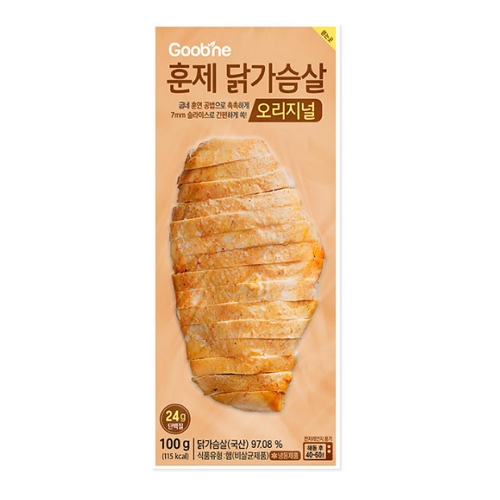 플러스원 굽네 오리지널 훈제 닭가슴살 100g