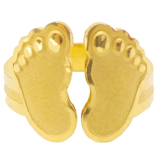 한국금거래소  순금 아기발바닥 돌반지 1.875g