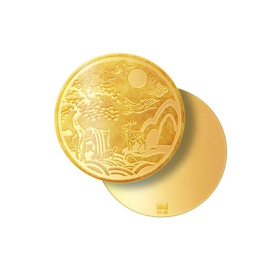 한국금거래소  순금 십장생 순금 코인 3.75g