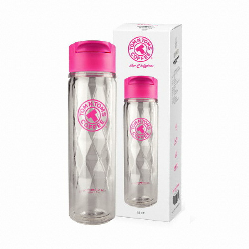 탐앤탐스 더 칼립소 썸 더블 보틀 텀블러  Yellow