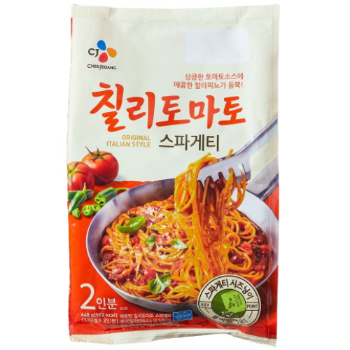 CJ제일제당 칠리 토마토 스파게티 640g [1개]