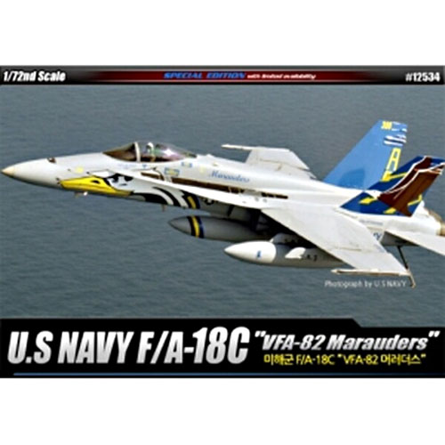 아카데미과학  1/72 미해군F/A-18C  VFA-82 머로더스  프라모델