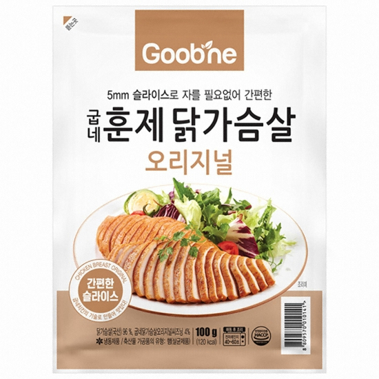 플러스원 굽네 오리지널 훈제 닭가슴살 100g